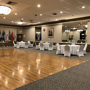 VFW Hall event space in Albertson