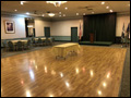 dance floor at the VFW Hall ball room in Albertson