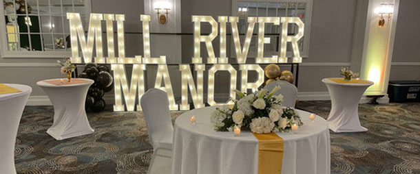 Mill River Manor event space in Rockville Centre 